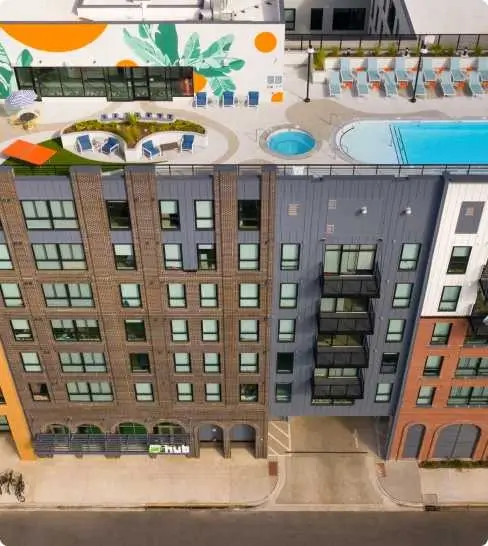 exterior of Hub Gainesville 3rd Avenue