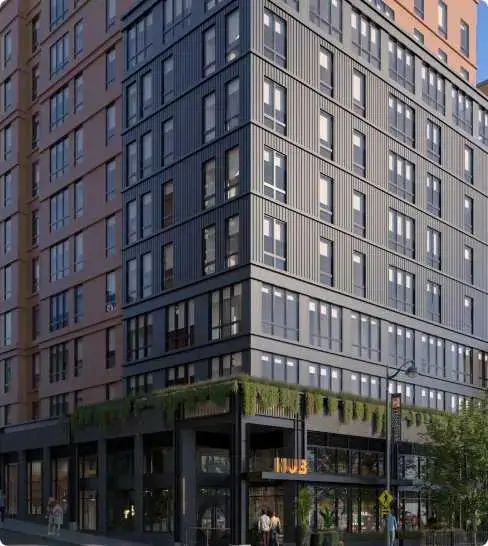 exterior of Hub Knoxville